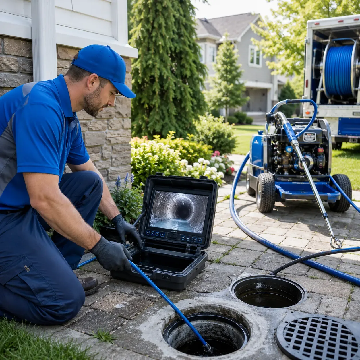 Outdoor drain cleaning professionals serving Grand Chain, IL